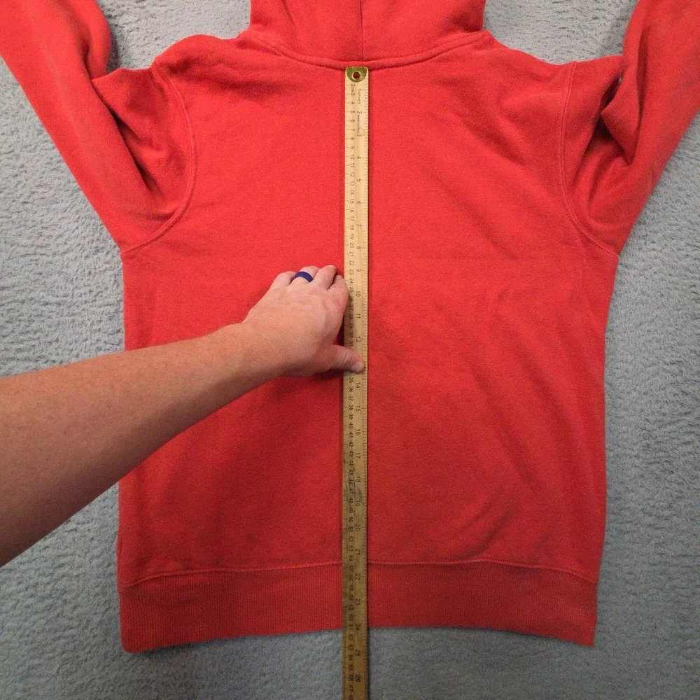 North Face Hoodie Mens S Red Pullover Hooded Sweatshirt Logo Gorpcore Preppy